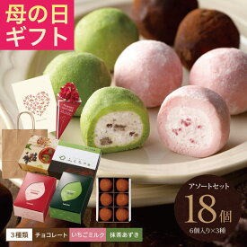 【クーポンで12%OFF】 母の日 プレゼント ははの日 生チョコ チョコ 職場 個包装 ギフト プレゼント スイーツ バレンタインチョコレート 詰め合わせ セット 抹茶 チョコ あずき 小豆 いちご チョコレート 生チョコレート 【ショコリッシュ18個 3種アソートセット】