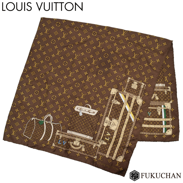 ！最終値下げ！ルイヴィトン バンドートランク モノグラムスカーフ LOUIS VUITTON ルイヴィトン モノグラム バンドー スカーフ 美品