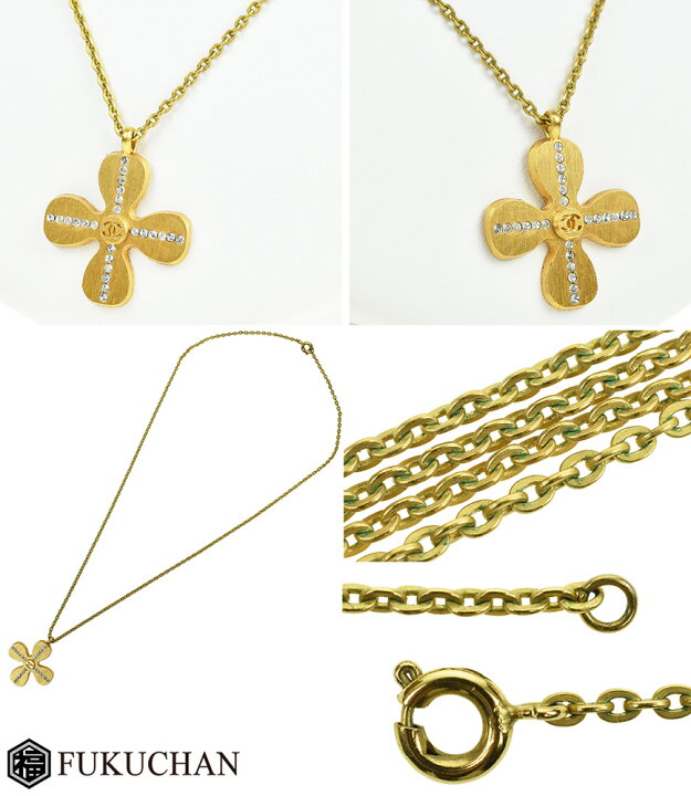 楽天市場】【CHANEL/シャネル】クローバー ネックレス 01C ゴールド  