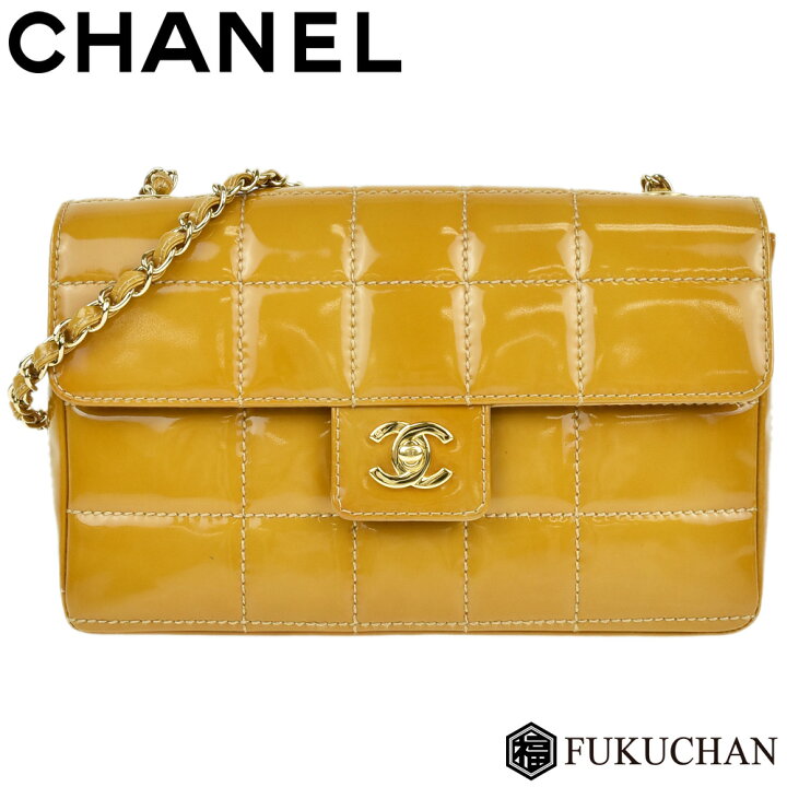 楽天市場】【CHANEL/シャネル】チョコバー エナメル シングルチェーン 