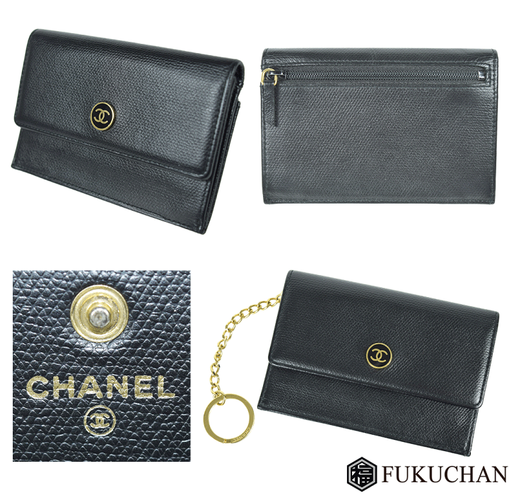楽天市場】【CHANEL/シャネル】カーフスキン ココボタン