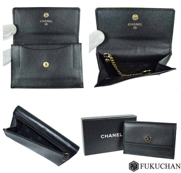 楽天市場】【CHANEL/シャネル】カーフスキン ココボタン