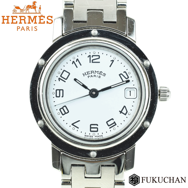 楽天市場】【HERMES/エルメス】クリッパーシルバー×ホワイト文字