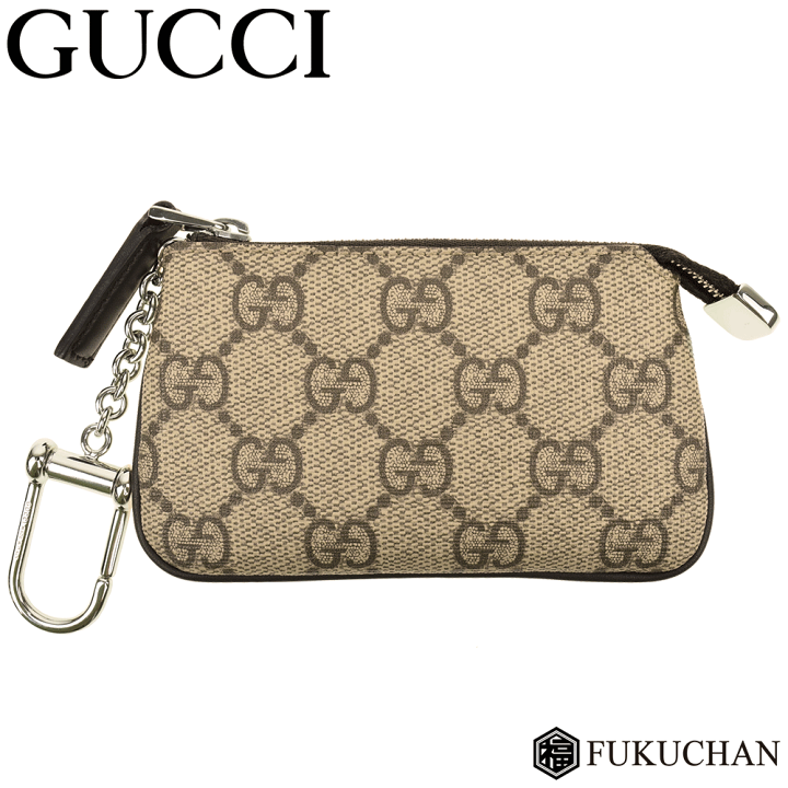 GUCCI　GGスプリーム　コインケース　キーリング付コインケース 楽天市場】GUCCI グッチ メンズ レディースキーチェーン付き