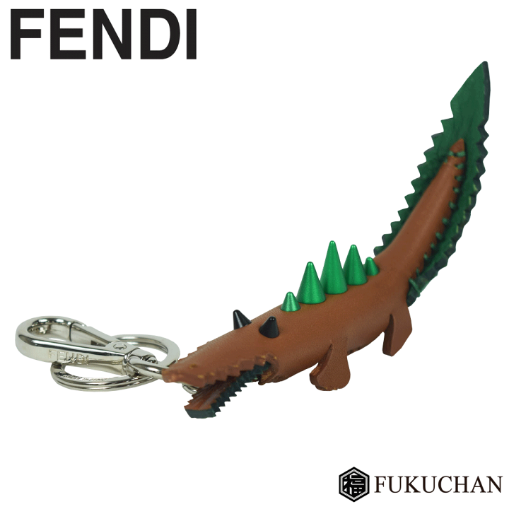 FENDI ブラウンファーチャーム 保存袋付き ジュニア チャーム ファー ブラウン | Fendi