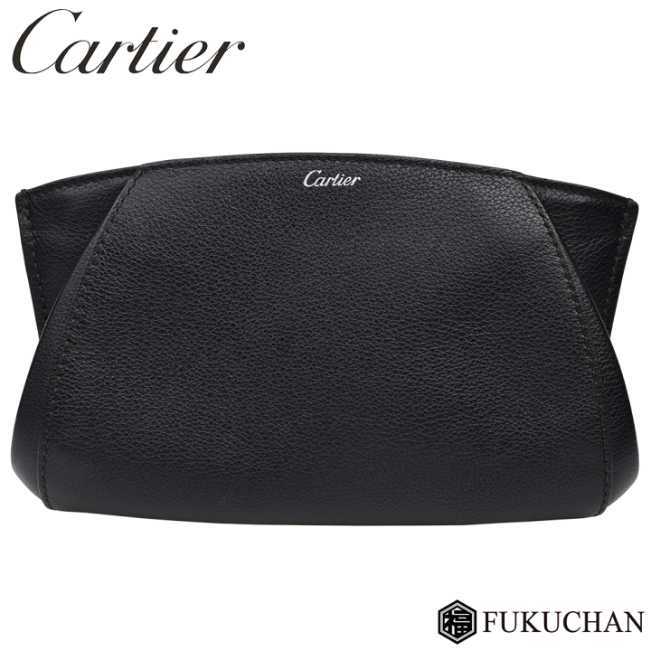 Cartierクラッチバッグ ポーチ トリヨンレザー