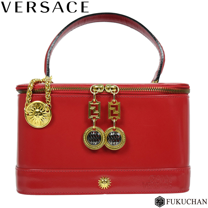 中古ヴェルサーチバニティバッグ