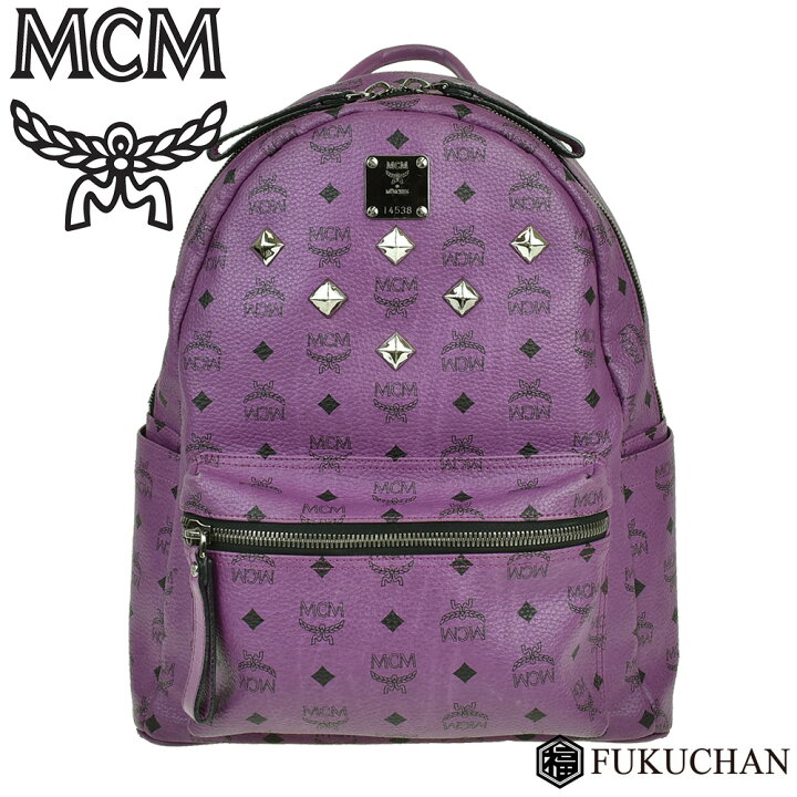 楽天市場】【MCM/エムシーエム】スタッズ×ロゴ バックパック/リュック  