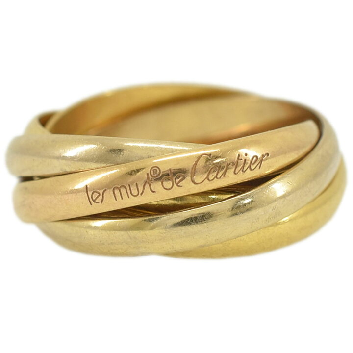 楽天市場】CARTIER カルティエ トリニティ 5連リング ♯55 約15号  