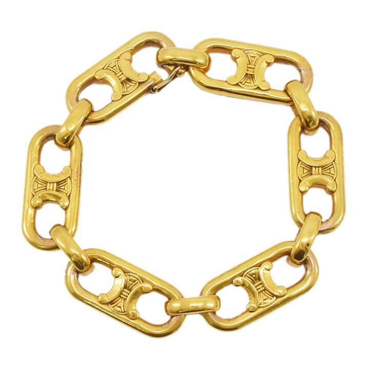 楽天市場】CELINE セリーヌ ブラゾン ロゴ ブレスレット バングル  