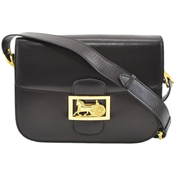 楽天市場】CELINE セリーヌ 馬車金具 ワンショルダーバッグ  