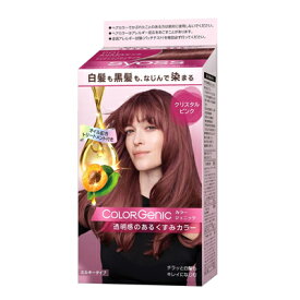 カラージェニック ミルキーヘアカラー P01 クリスタルピンク　チラッと白髪用　1個【医薬部外品】　4987234361694