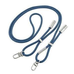 オーム電機 チャージングストラップケーブル(編み込み/USB-C to USB-C/1.5m/ネイビー) ※お取り寄せ品 4971275172715