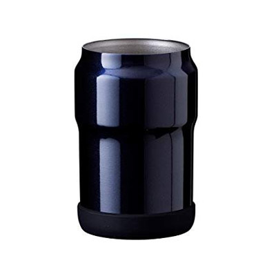 【即発送可！】 缶飲料の冷たさキープ　真空ステンレス缶ホルダー　350ml缶用　ネイビー　AWCH-350NV　4571119268286