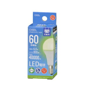 ()I[d@ LEDd `i60`/F/800lm/6.0W/E17/Ra84/Lz210°/`Ή/fMގ{HΉj i񂹕ij@4971275655461