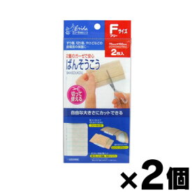 【メール便送料無料】エリーダ フリーサイズばんそうこう 2枚入×2個セット　【一般医療機器】　4987059007999*2