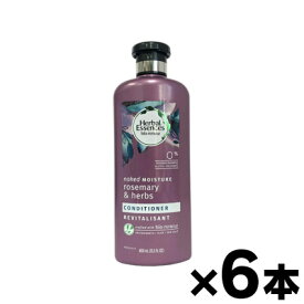 【送料無料！】ハーバルエッセンス ビオリニュー コンディショナー ローズマリー&ハーブ 400ml×6本 0190679000194*6