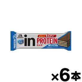 【メール便送料無料】inバー　プロテイン　バニラ　1本×6個セット　4902888722226