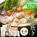 ZS 【期間限定50%OFF！8,499円→4,249円！】 水炊きセット 4-6人前 送料無料 水炊き セット 博多 水炊きスープ スープ 鍋 お取り寄せ はかた地どり 福岡 地どり 地鶏 鶏肉 もも肉 ポン酢 グルメ 鍋セット 冬グルメ 2026 還暦祝い