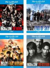 【送料無料】【中古】Blu-ray▼HiGH&LOW THE MOVIE(4枚セット)1、2、3、THE RED RAIN ブルーレイディスク レンタル落ち 全4巻 ケース無