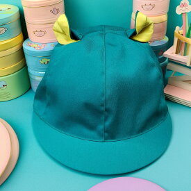 【送料無料】【消費税込み】【動物シリーズ帽子】当店オリジナル商品　可愛い耳付き帽子　あごゴム付き　幼児用　子供用　キッズ用　可愛い　イベント帽子　発表会　カバ　犬