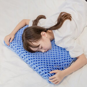 【1点6%、2点11%OFFクーポン】枕 無重力 子供枕 TPE枕 安眠枕 ジェル枕 まくら 横向き寝 柔らかな寝心地 ジェル枕 ゲル枕 首枕 高反発 TPE素材 ハニカム構造 丸洗い可能 立体構造 体圧分散 人間