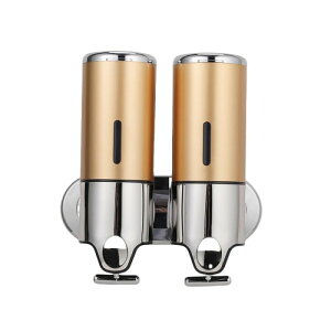 【1点6%、2点11%OFFクーポン】シャンプーディスペンサー シングルチャンバー ポンプ ソープディスペンサー 壁掛け式 手動ハンドサニタイザー ディスペンサー シャンプー シャワージェル デ