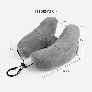 【1点6%、2点11%OFFクーポン】ネックピロー 飛行機 h型 H型ネックピロー 車用 収納 空気 フード付き 折りたたみ 低反発 首枕 海外旅行 帽子付き 仮眠 ネッククッション H型 帽子付き 機内 旅行