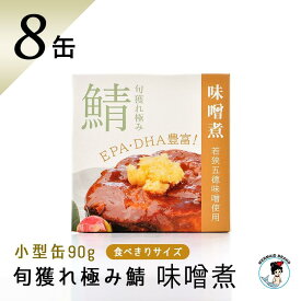福井缶詰 鯖缶 旬獲れ極み鯖 味噌煮（90g） 高級 サバ缶 家飲み ギフト