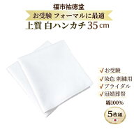 【楽天1位】 【送料無料】 白ハンカチ 35cm 5枚セット 綿100% 日本製 | 白 無地 ハンカチ 冠婚葬祭 結婚…