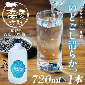 【送料無料】 そば焼酎 [720ml×1本] ワカサテロワール碧 福井県産 蕎麦100％使用 そば ソバ soba お酒 芋焼酎 贈答 ギフト お歳暮 贈り物 プレゼント 記念 クラフト 福井 美浜 芙蓉酒造