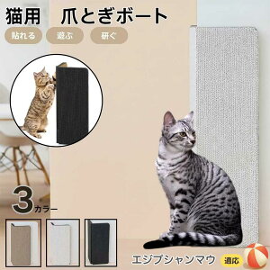 【10倍ポイント】エジプシャンマウ猫 エジマウ 壁掛け&床置き両用 猫用爪とぎボード 両面使用 コーナー保護 耐久タイプ 爪とぎマット ダンボール 段ボール 縦型 おしゃれ ストレス発散 に