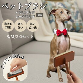 【5倍ポイント】 イタリアングレーハウンド犬 イタグレ ペット用スリッカーブラシ 木製ブラシ 犬 猫 抜け毛対策 ピンブラシ 長毛種短毛種対応 小型犬 中型犬 大型猫 肌にやさしい マッサージブラッシング用グルーミングブラシ