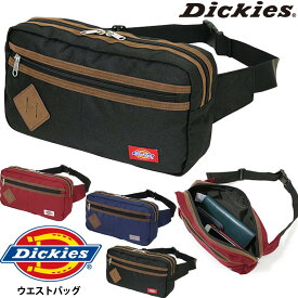 ウエストバッグ Dickies ディッキーズ ウエストバッグ ヒップバッグ ショルダーバッグ トラベル ウォーキング 軽量 カジュアル トラベル キッズ ジュニア メンズ レディース スポーツ