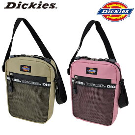 ショルダーバッグ メール便は送料無料 Dickies ディッキーズ　ショルダーバッグ 軽量 カジュアル スクール トラベル キッズ ジュニア メンズ レディース スポーツ アウトドア タウン ポシェット サコッシュ ミニ ポーチ メッシュ プリント ピンク