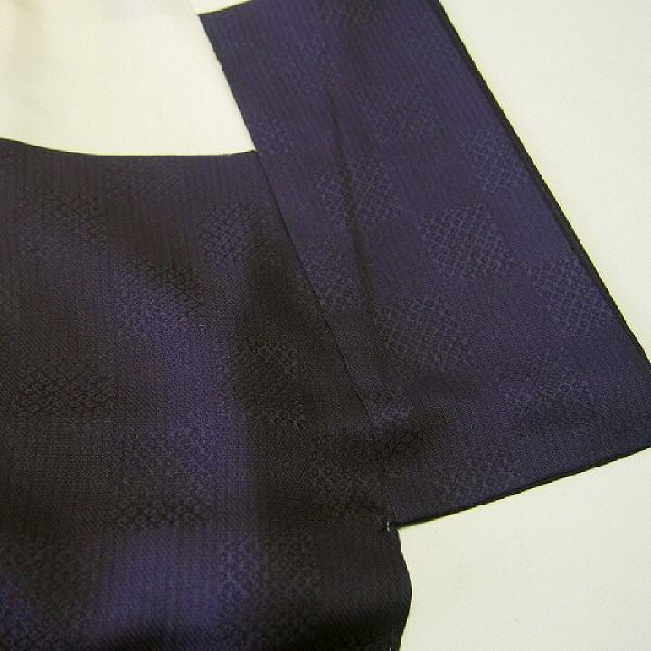 楽天市場】25%OFFクーポン配布中/【中古】訪問着 正絹 黒地に縞模様の  