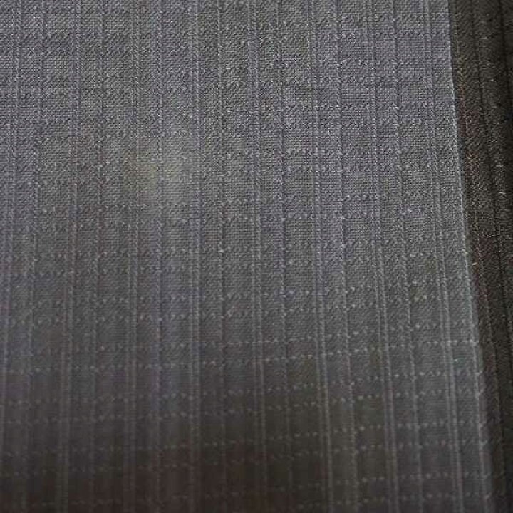 楽天市場】25%OFFクーポン配布中/【中古】訪問着 正絹 黒地に縞模様の  