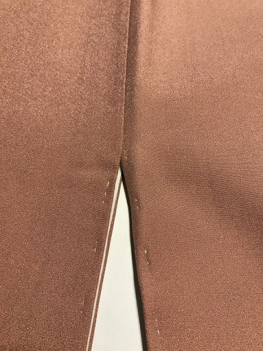 楽天市場】今だけ30％OFF/【中古】訪問着 正絹 薄茶色地に風景模様 裄  