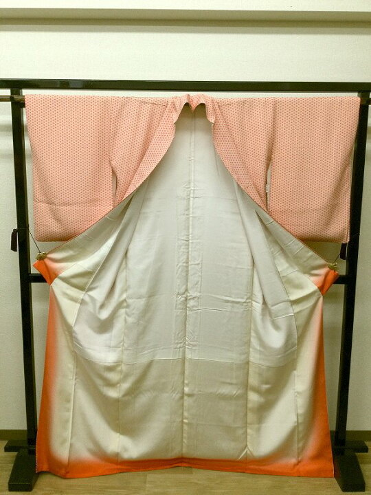 楽天市場】20％OFFクーポン発行中/【中古】 裄66 身丈166 小紋 正絹  