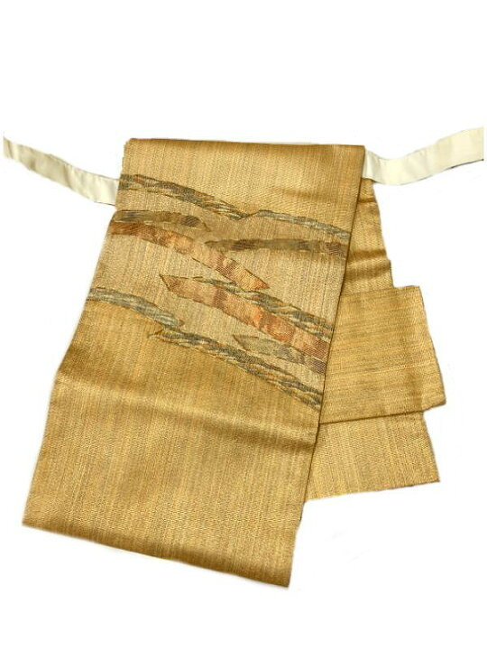 楽天市場】【中古】作り帯 正絹 二重太鼓結び型 二部式帯 六通柄 袋帯 