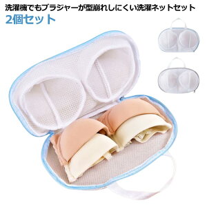 ブラジャーネット ブラジャーネット 2個セット ブラジャー用 ブラ用 洗濯ネット 型崩れ防止 ランドリーネット 女性下着専用 そのまま干せる ドラム式対応 細かい 通気 メッシュ生地 キズ防