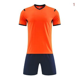 サッカーウェア 上下セット キッズ ジュニア メンズ 大人 子供 サッカー 練習着 トレーニングウェア 半袖 ハーフパンツ サッカーユニフォーム風 スポーツウェア 吸汗速乾