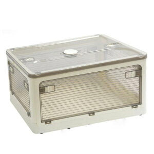 折畳み収納ボックス キャスター付き【5色】 5面開閉 収納ケース 衣装収納ボックス フタ付き 大型 折りたたみ