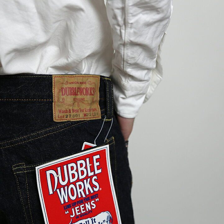 楽天市場】DUBBLE WORKS/ダブルワークス スタンダードストレートデニム 