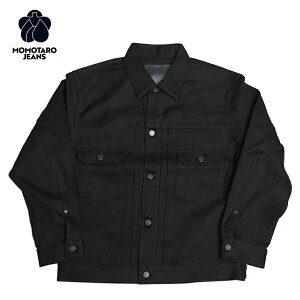 MOMOTARO JEANS/YW[Y #002 STANDARD DENIM JACKET 14.7oz yBLACKz