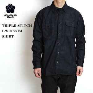 MOMOTARO JEANS/�����Y�W�[���Y TRIPLE STITCH L/S DENIM SHIRT