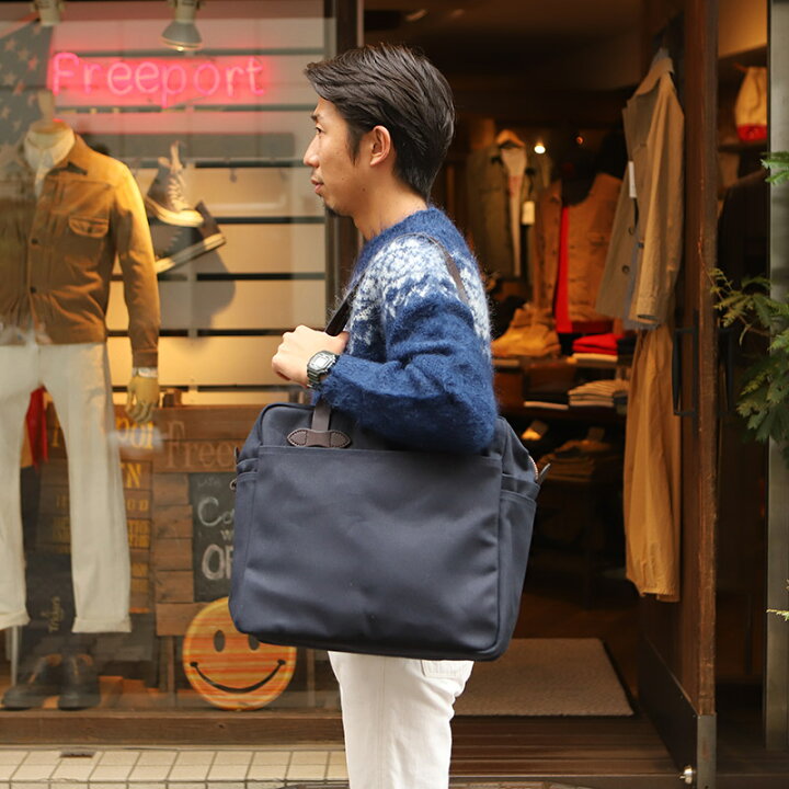 楽天市場】FILSON/フィルソン ジッパー トートバッグ 70261(ネイビー 