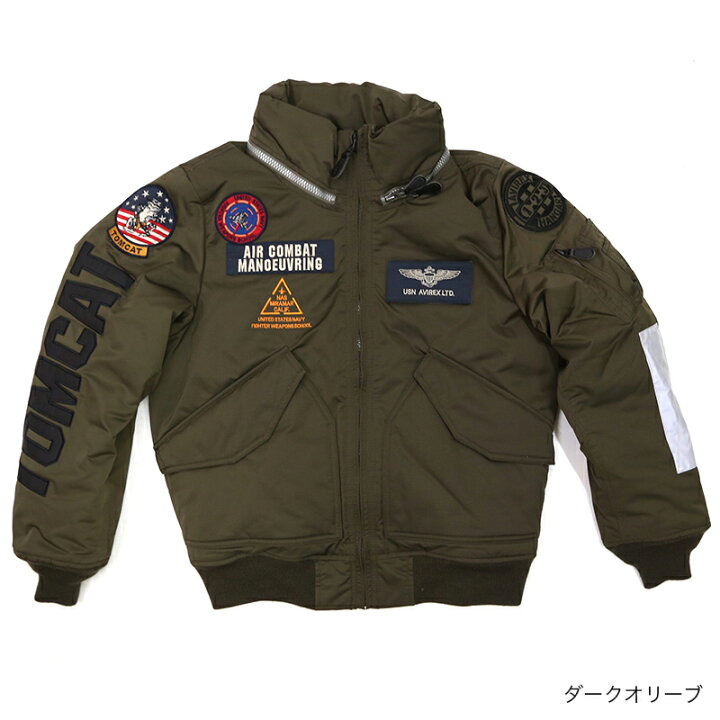 楽天市場】AVIREX/アヴィレックス CUSTOM CWU TOP GUN フライト 