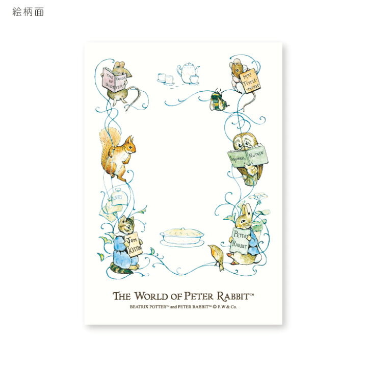 楽天市場】ピーターラビット ポストカード Peter Rabbit Postcard （と 