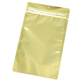 ラミグリップ チャック袋 吊り下げ穴付 片面透明 バリアタイプ ゴールド 50枚 VCP-G